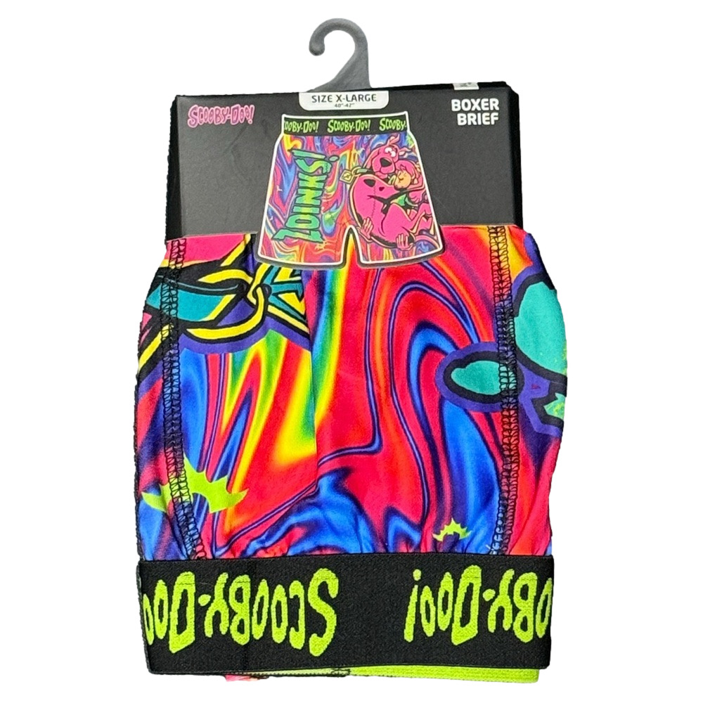 Mens Scooby Doo & Shaggy "Zoinks!" Licensed Boxer Briefs - Size XL - NWT